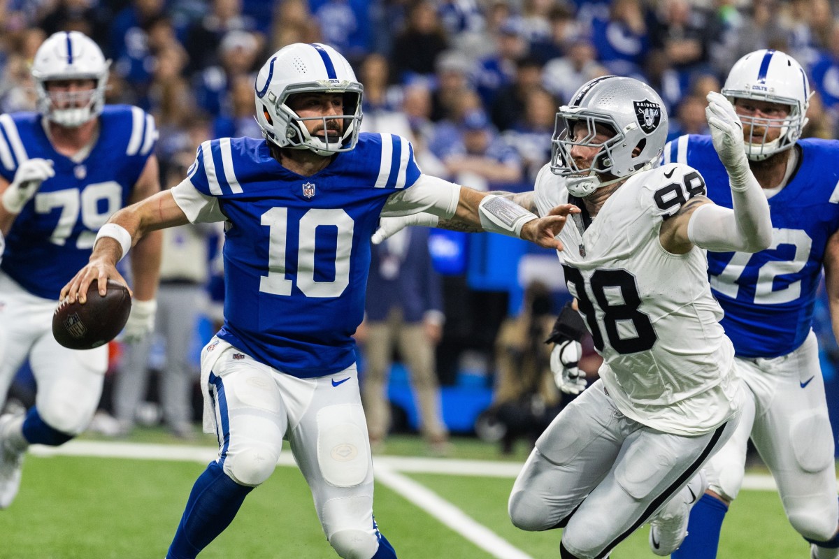 The Indianapolis Colts had a great game plan to keep the Las Vegas Raiders' best player, Maxx Crosby, from ruining their day.