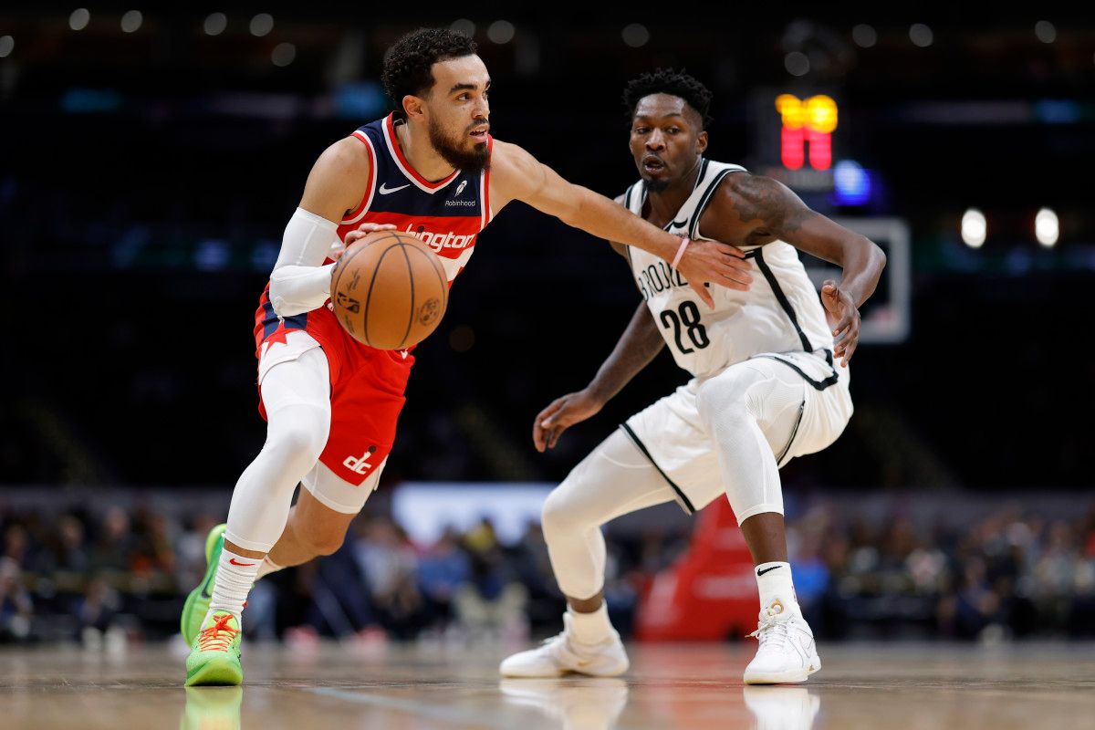 Wizards point guard Tyus Jones
