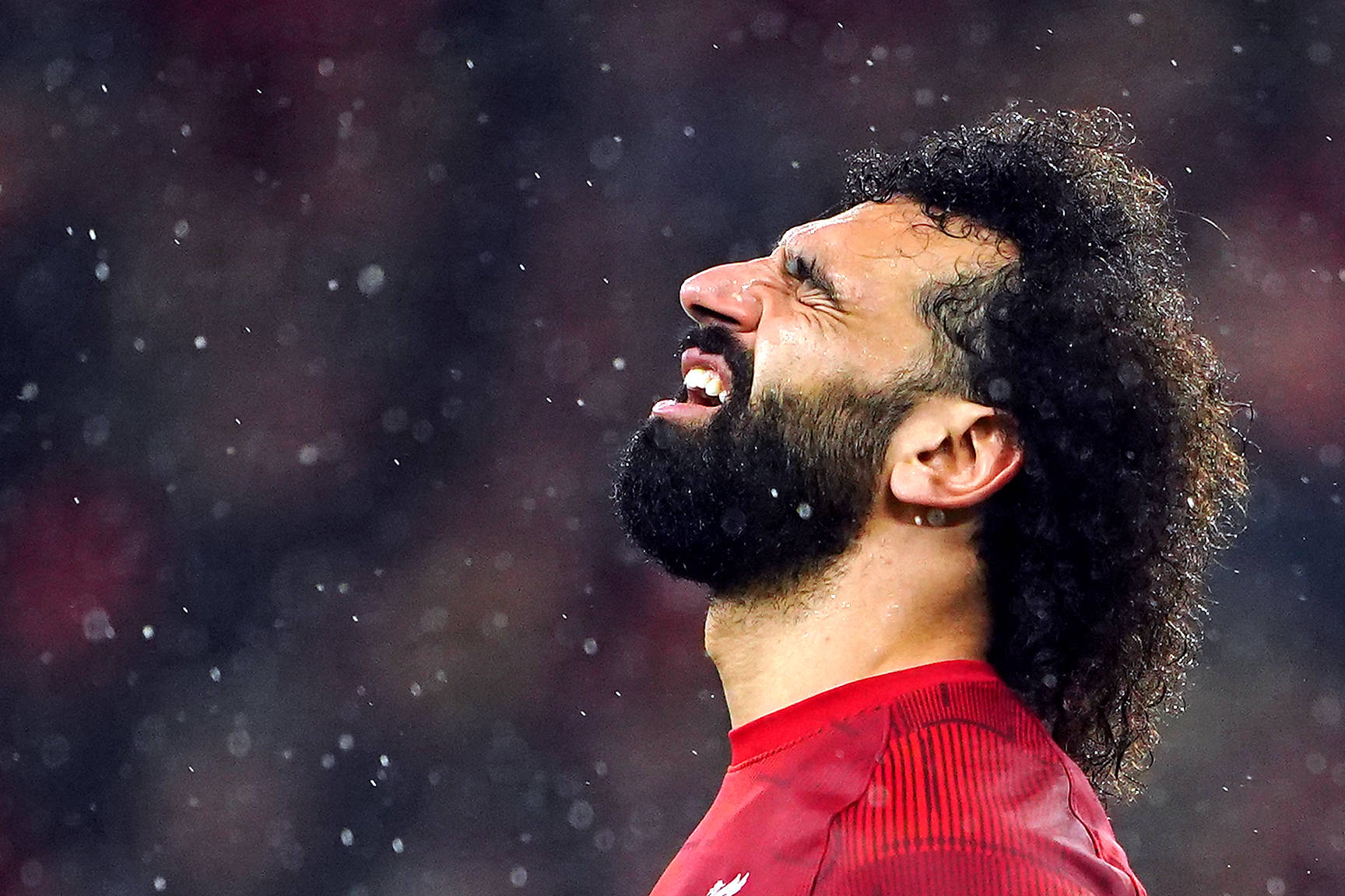 Mo Salah pictured during Liverpool's Premier League game against Newcastle in January 2024