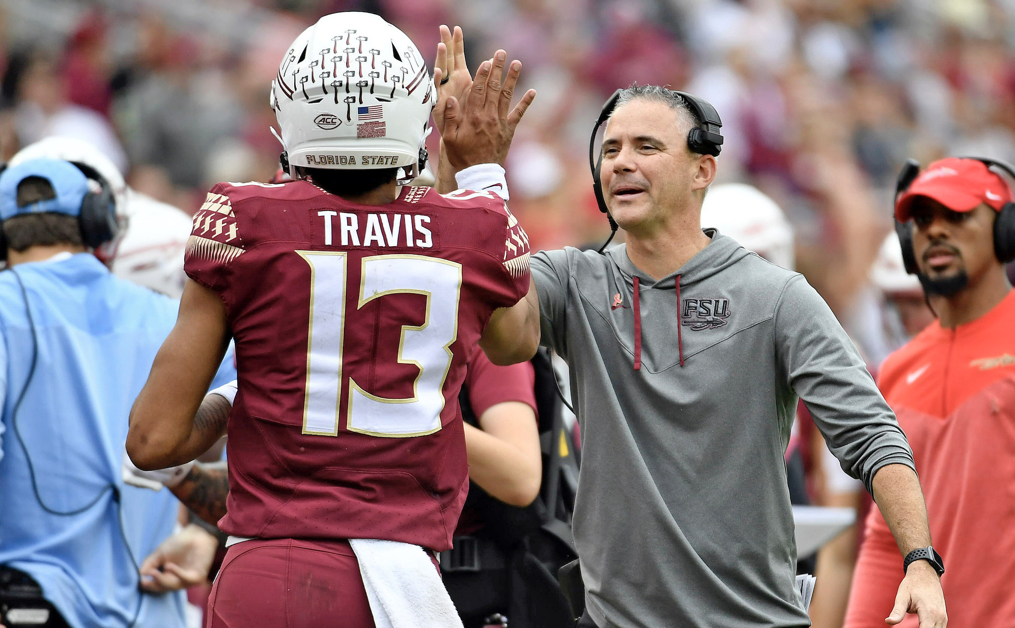 FSU Football Coaches, Players React to Transfer Quarterback DJ