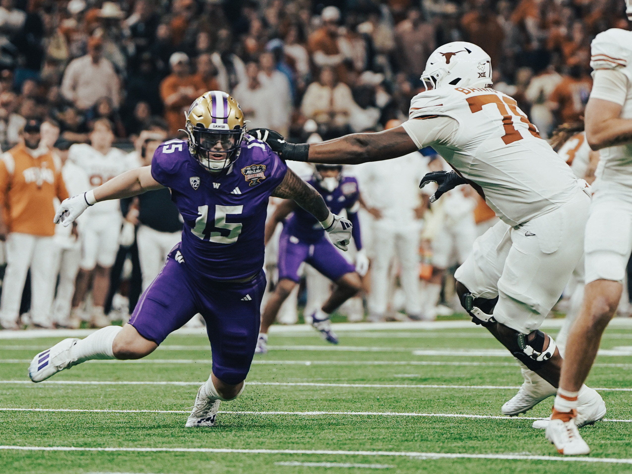 Zach Durfee drew one Sugar Bowl series as he made his UW debut.