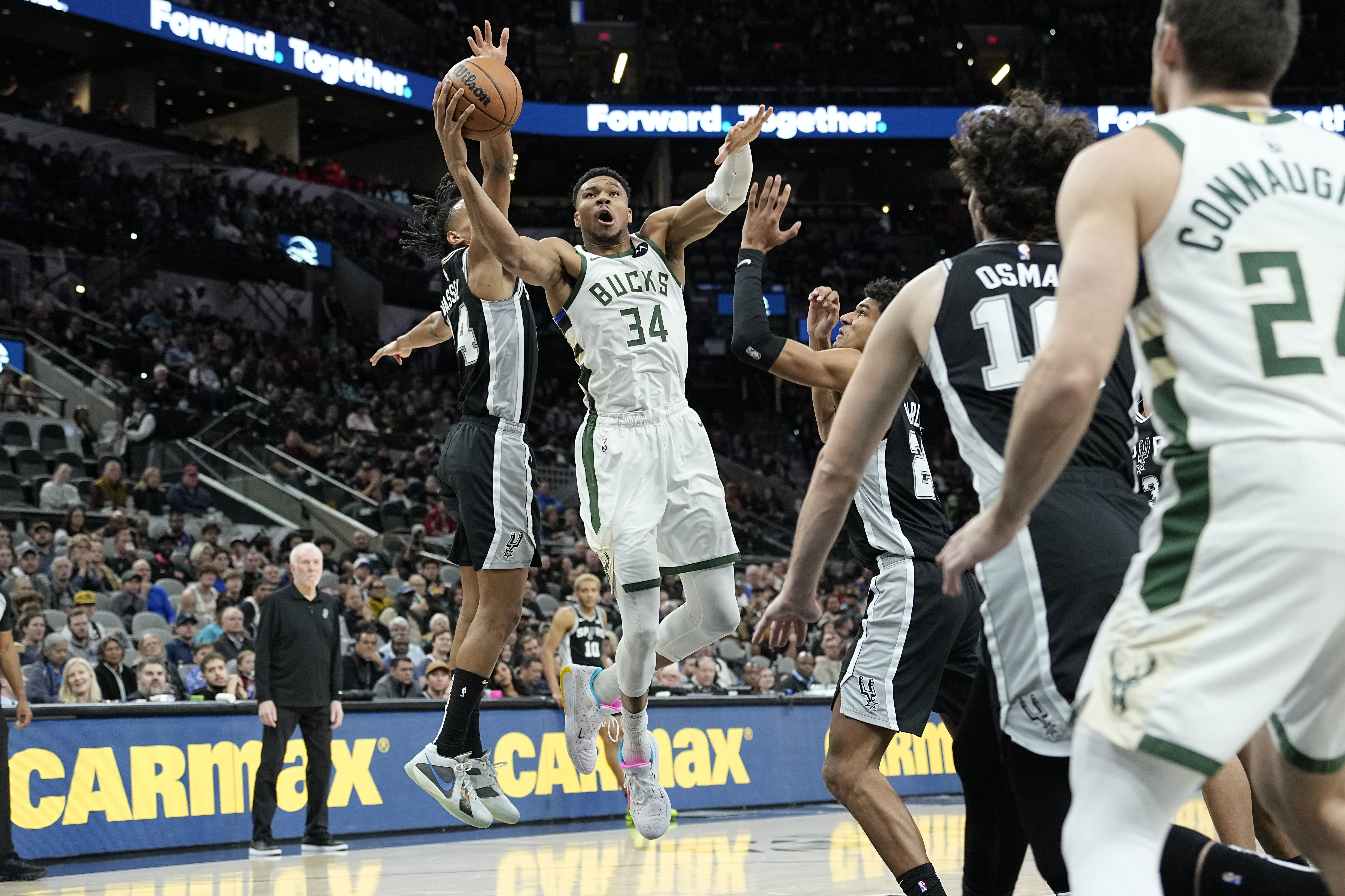 Short-Handed San Antonio Spurs Shocked By Milwaukee Bucks, Lose 4th  Straight on Victor Wembanyama's Birthday - Sports Illustrated Inside The  Spurs, Analysis and More