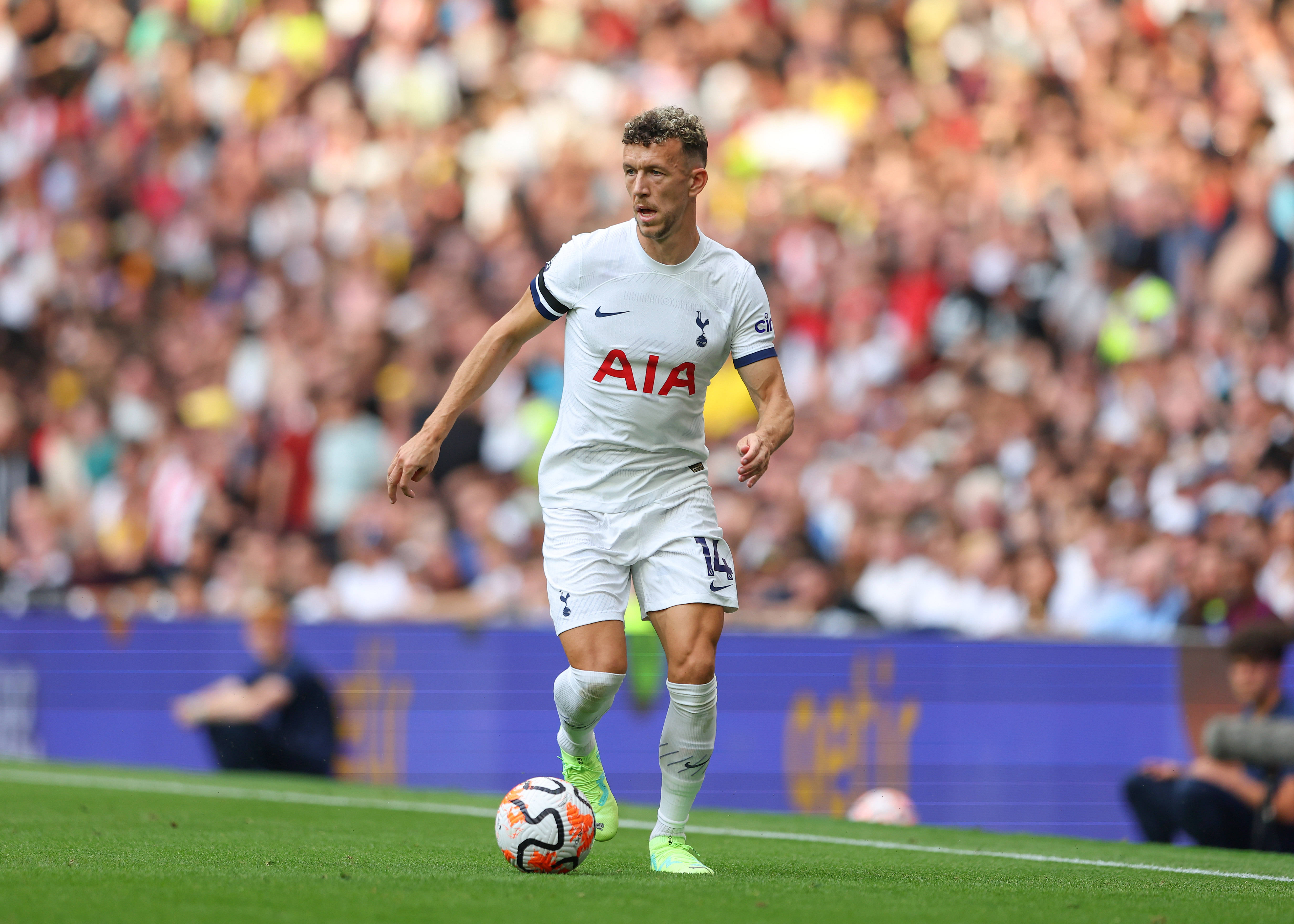 Ivan Perisic pictured playing for Tottenham in a 2-1 win over Sheffield United in September 2023