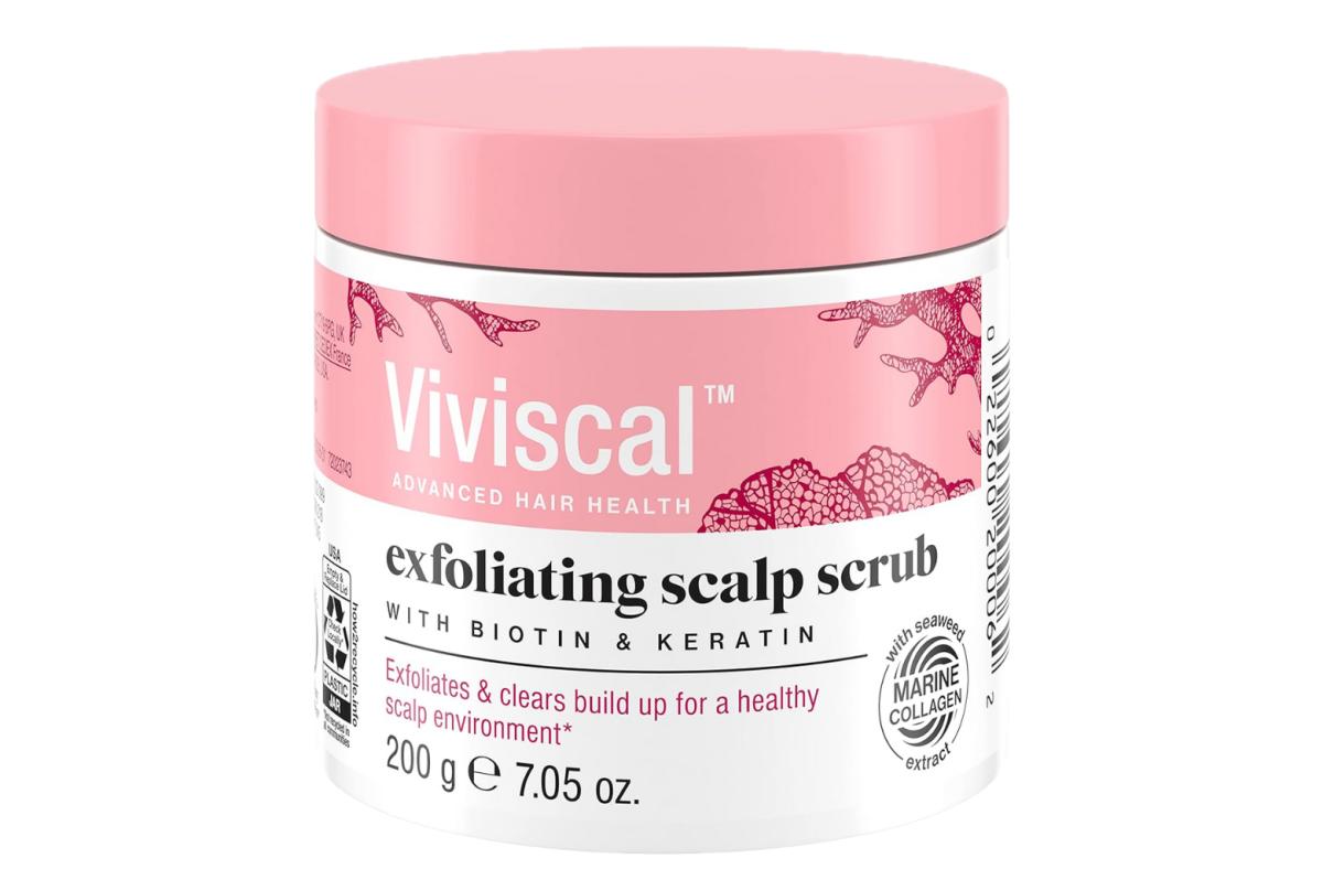 The Viviscal Exfoliating Scalp Scrub against a white background.