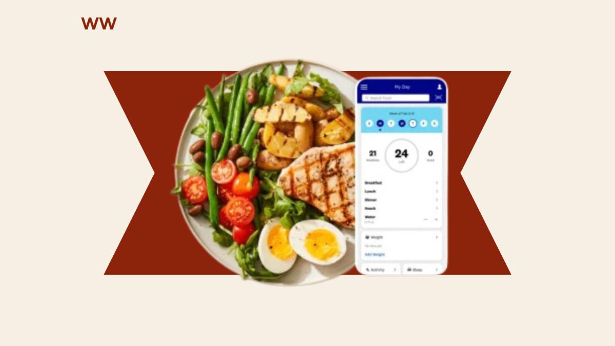 Screenshot of WW weight loss and nutrition app