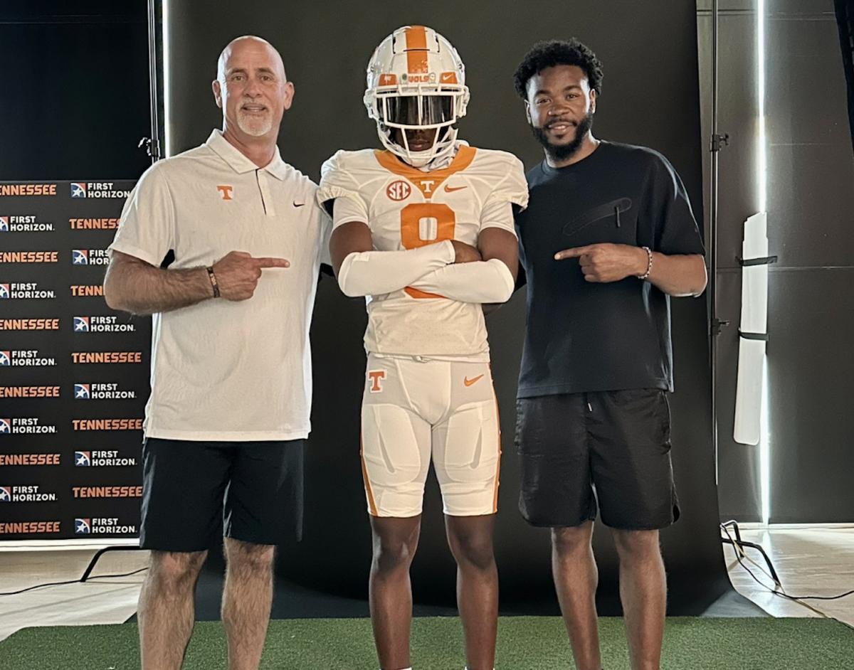 2025 4-star CB Chris Ewald Jr. during an unofficial visit to Tennessee. (Photo courtesy of Chris Ewald Jr.)