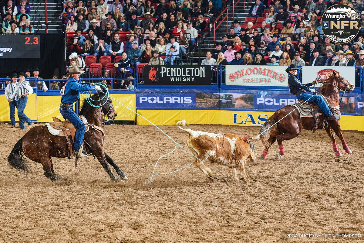 Colter Todd, left, and partner Derrick Begay put together a dream season in 2023 that featured a decades long comeback to professional rodeo for Todd. Whether or not that story continues in 2024 is still to be determined.