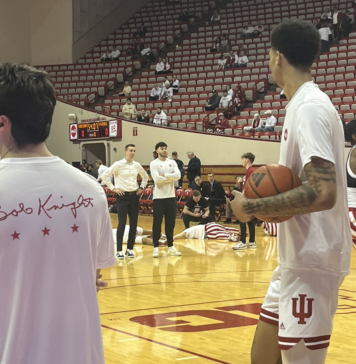 Indiana senior guard Anthony Leal is out for Tuesday's game against Purdue.