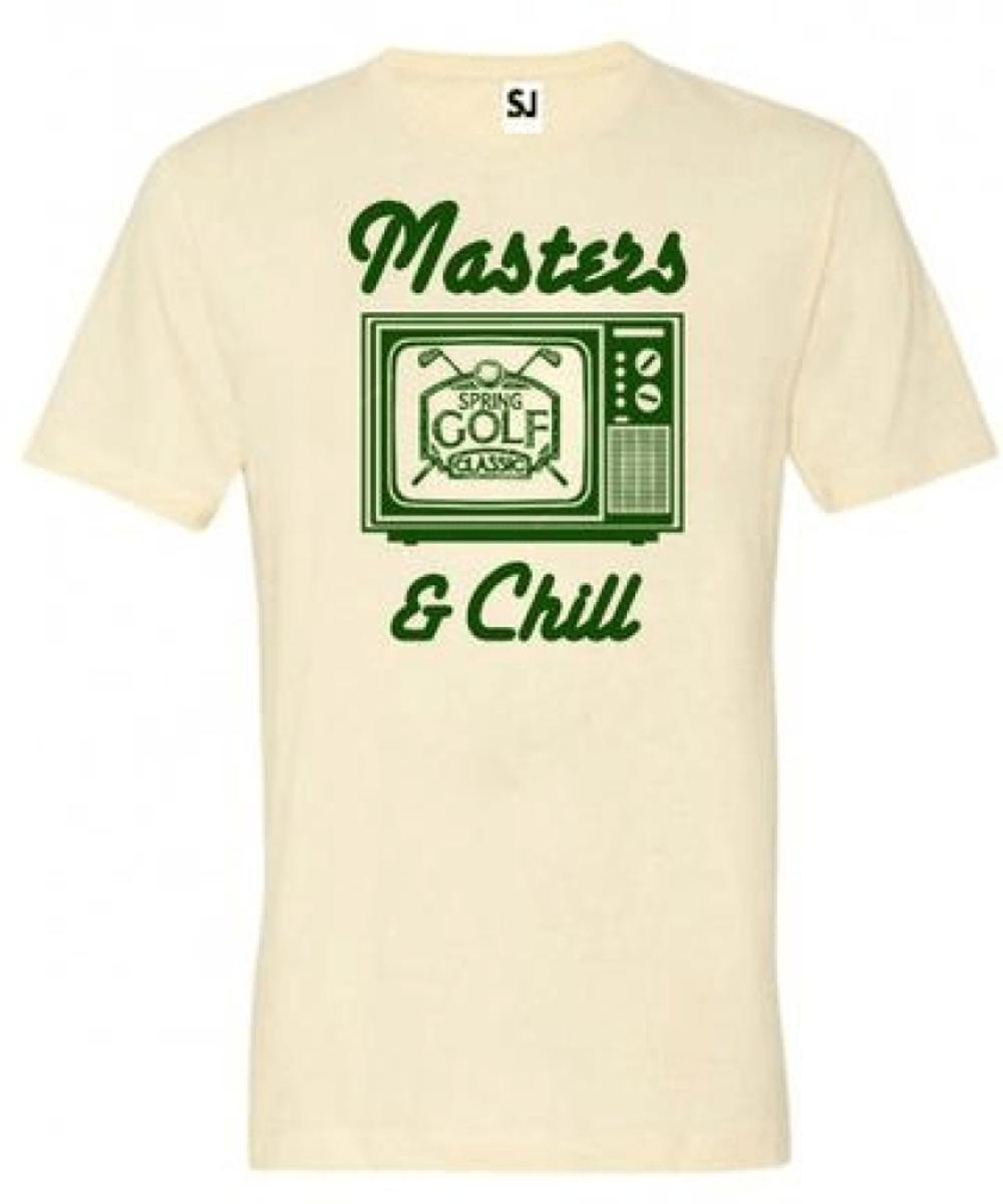 Swing Juice's Masters & Chill T-shirt.