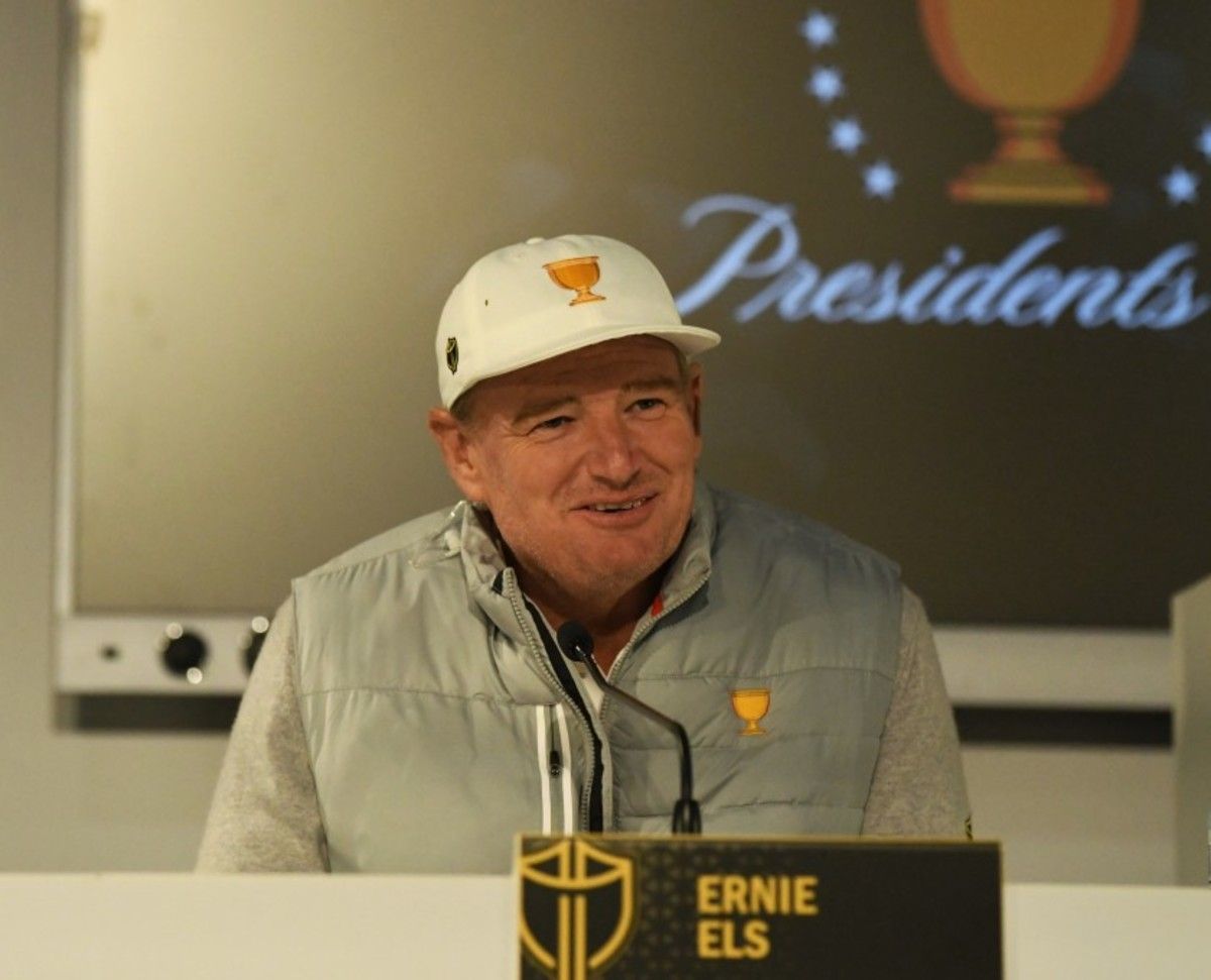 Ernie Els will captain the Internationals against his longtime nemesis Tiger Woods and the Americans this week.