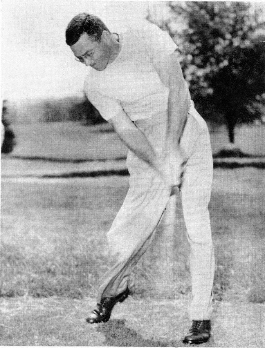 Billy Joe Patton played golf with a big stick appropriate for a lumber salesman.
