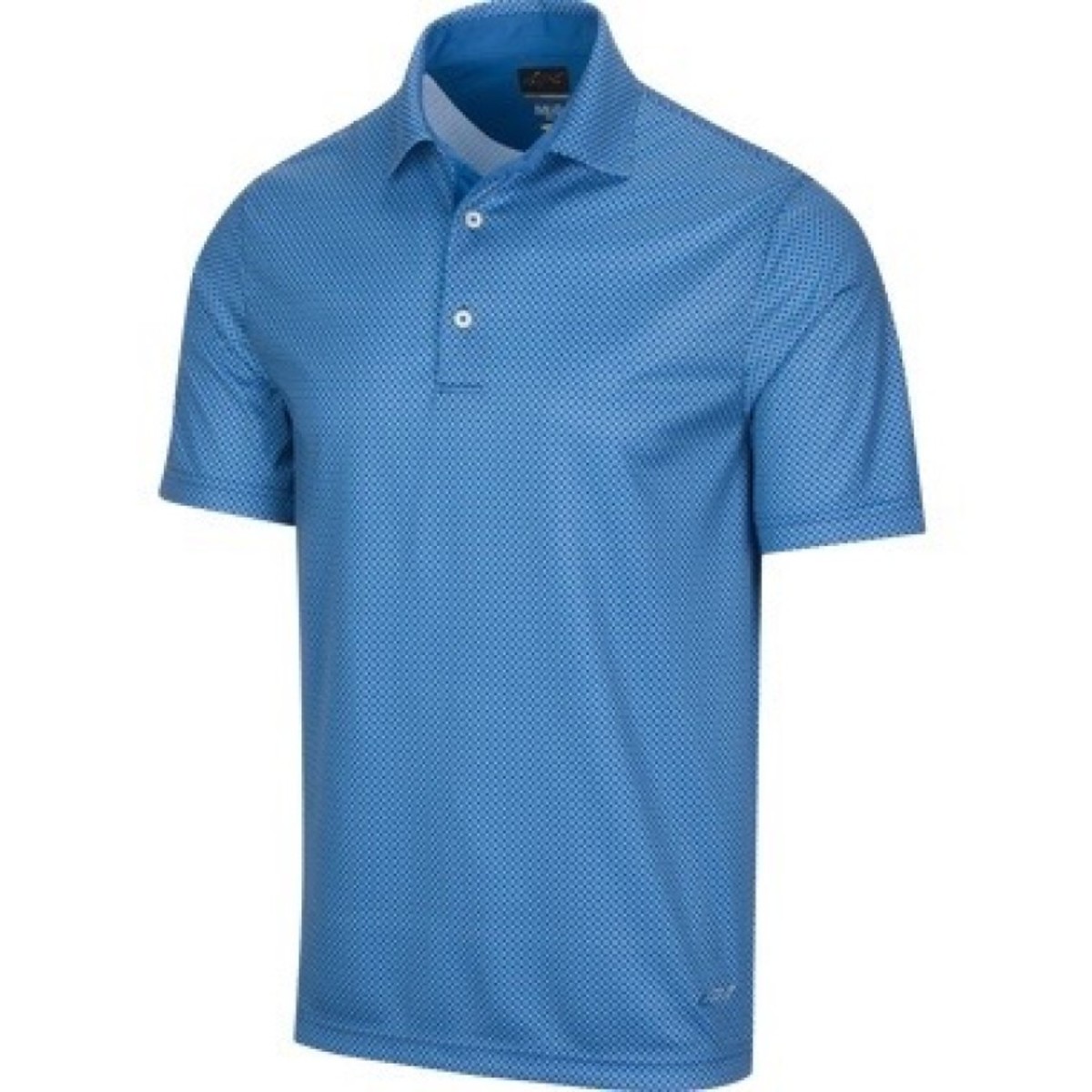 Greg Norman Collection's ML75 2Below Rope Foulard print polo is a standout for any season. 