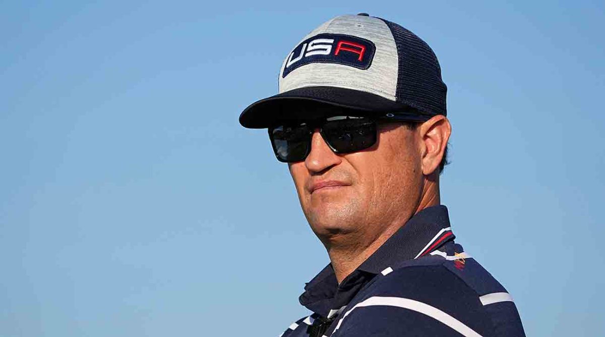 U.S. Captain Zach Johnson is pictured at the 2023 Ryder Cup in Italy, where the U.S. lost to the European team.
