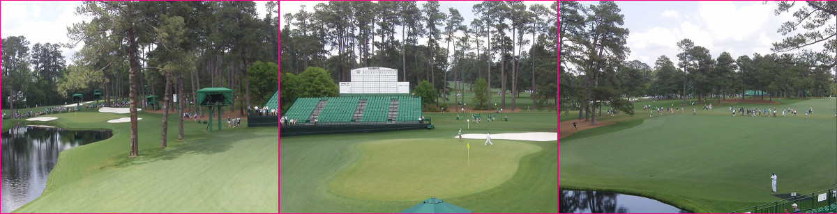 View from 15th hole grandstands, Augusta National