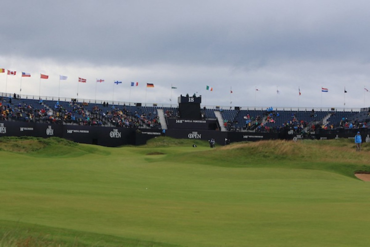 The approach to the 18th green at Northern Ireland's Royal Portrush