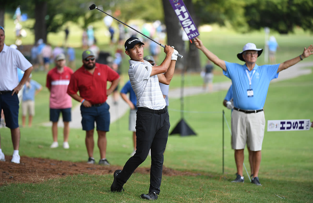 Collin Morikawa leads the Fed Ex Cup points standings. USA Today