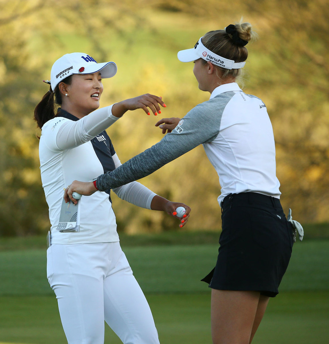 Jin Young Ko and Nelly Korda.