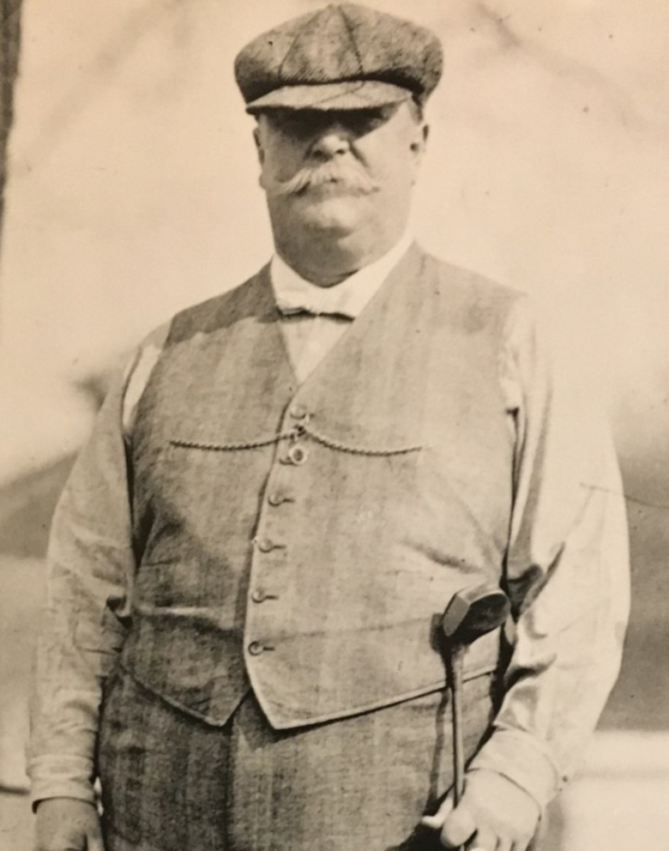 William Howard Taft never shied away from being photographed on the golf course, despite having received advice to the contrary.