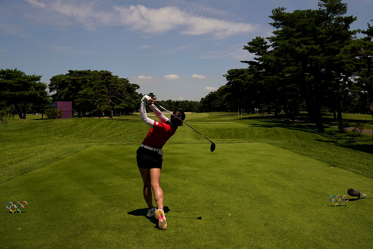 Jin Young Ko plays the 2021 Olympics.