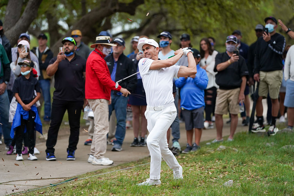 Camilo Villegas, pictured this year at the Texas Open, threw a monkey wrench into the inaugural playoffs.USA Today 