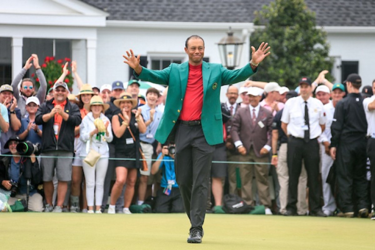 What’s red and green and back on the scene at Augusta National? Why, Tiger Woods, of course, with his 5th green jacket. It might not have been as culturally significant as his 1997 Masters title or as dominating as his 2000 U.S. Open victory, but it ranks among Woods’ greatest hits.