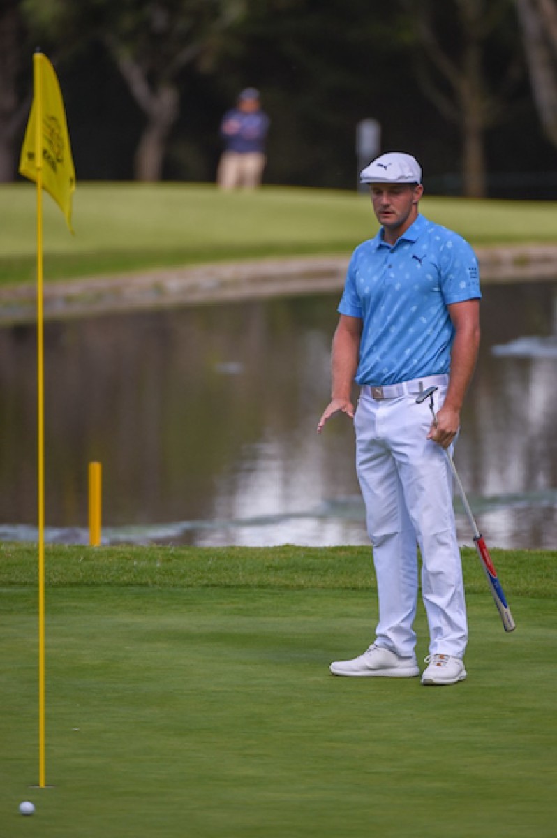 Bryson DeChambeau struggles on the greens at Chapultepec Golf Club in Mexico City, resulting in a tie for 56th place in the 72-man WGC Mexico Championship. But that's no excuse for his poor etiquette on the golf course.