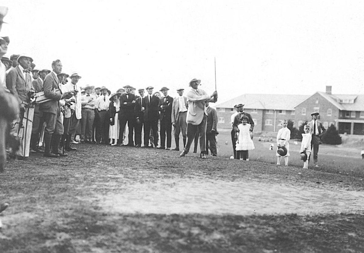 Ted Ray at the 1920 U.S. Open.