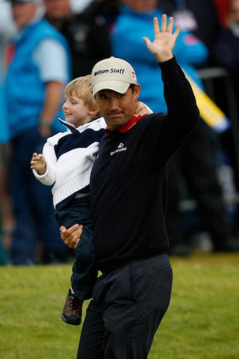 Padraig Harrington credits son Patrick with putting the Irishman in the proper mindset for the ensuing playoff at the 2007 British Open.