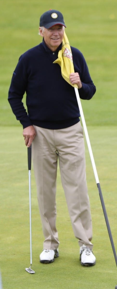 Yes, Joe Biden plays golf, and by many accounts in his home state of Delaware, he plays it well.