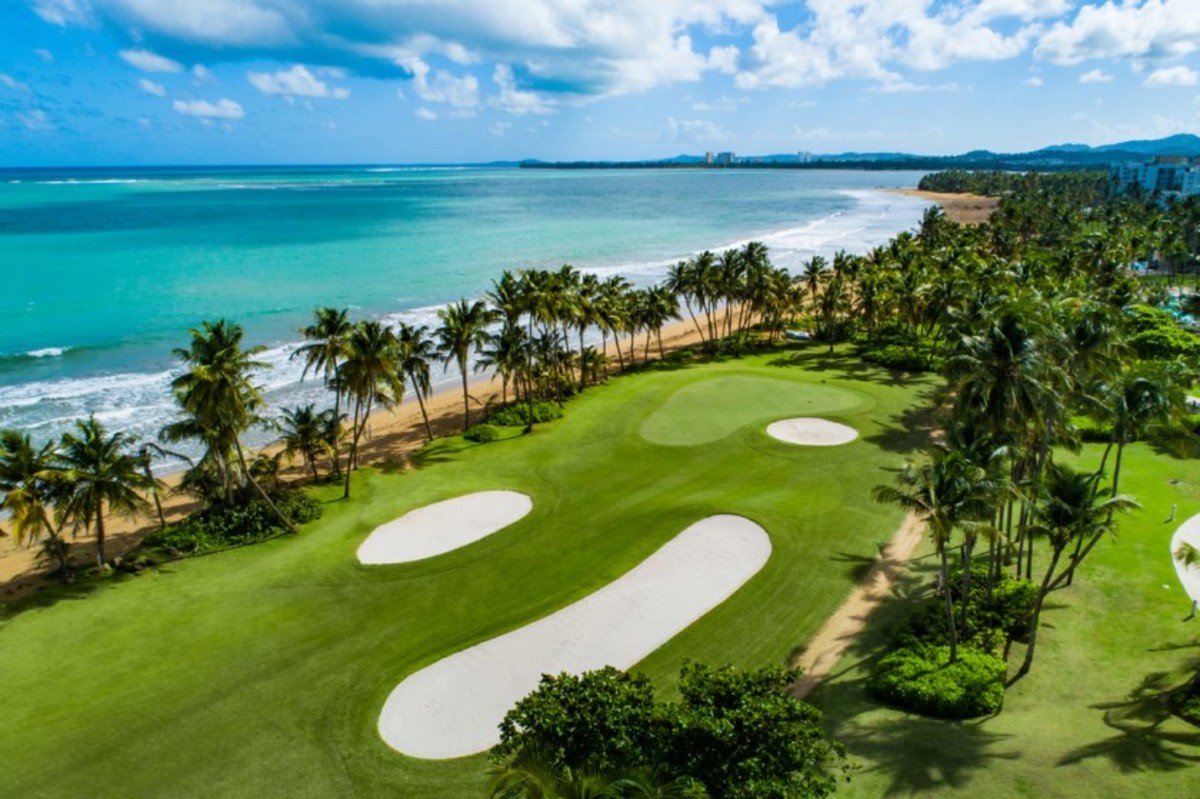 Wyndham Grand Rio Mar Golf and Beach Resort's Ocean Course, designed by George and Tom Fazio, has served as the longtime host to a men's and women's collegiate event. 