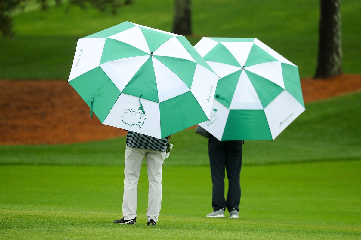 2020 Masters weather update Rain could be a factor this week with