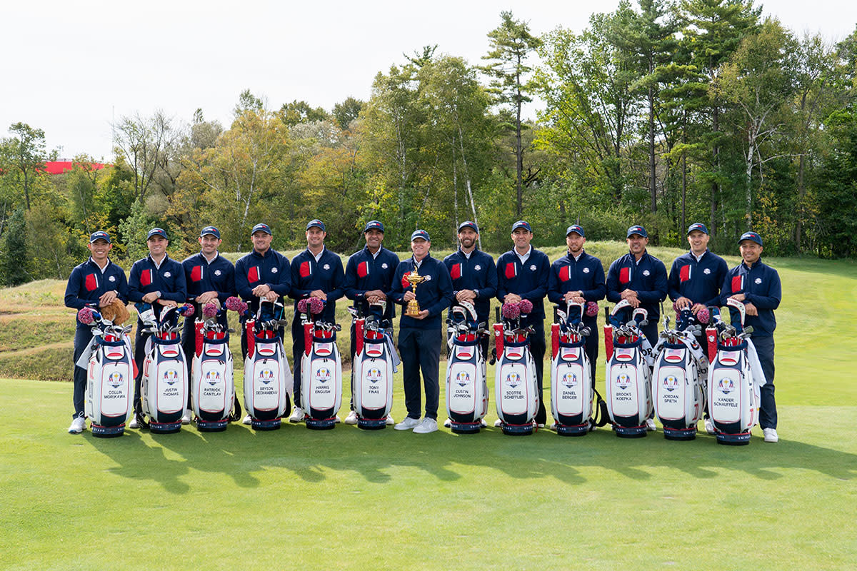 The 2021 American Ryder Cup team.