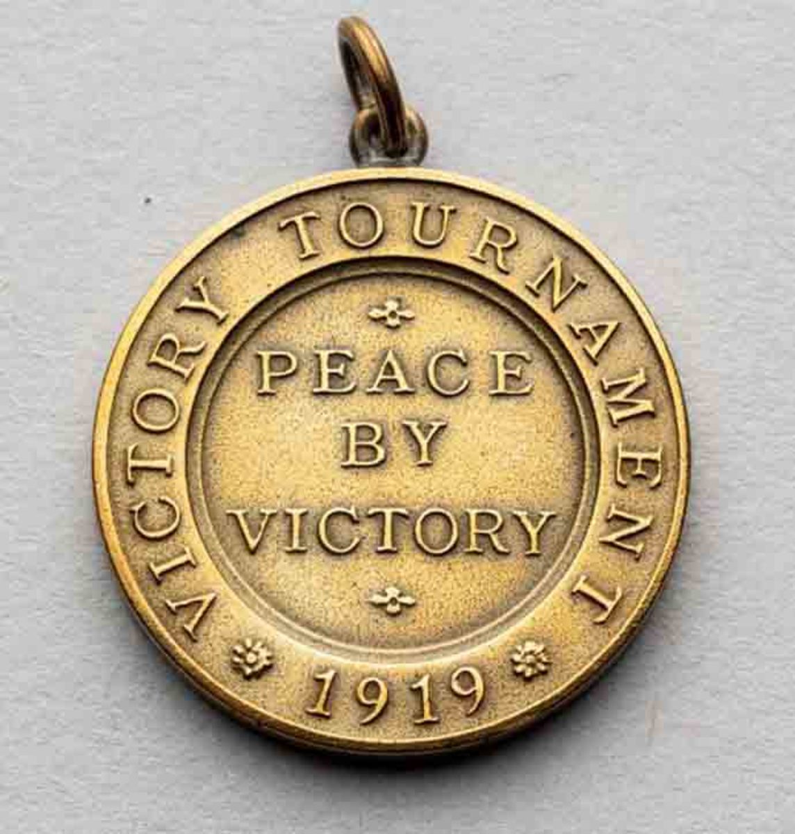 Professional Golfers Association Victory medal from 1919