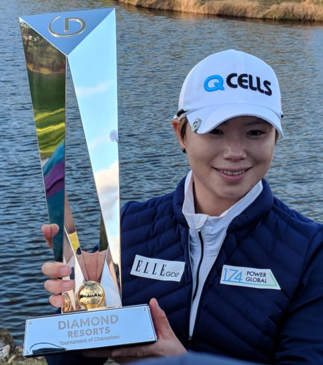 Among all of the winners and celebrities at the LPGA’s Tournament of Champions, South Korea’s Eun-Hee Ji shined brightest.