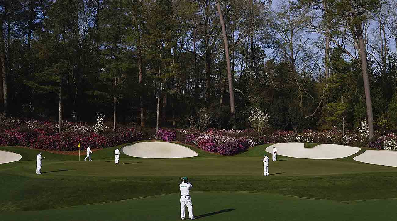The 13th green is pictured in an AP file photo.