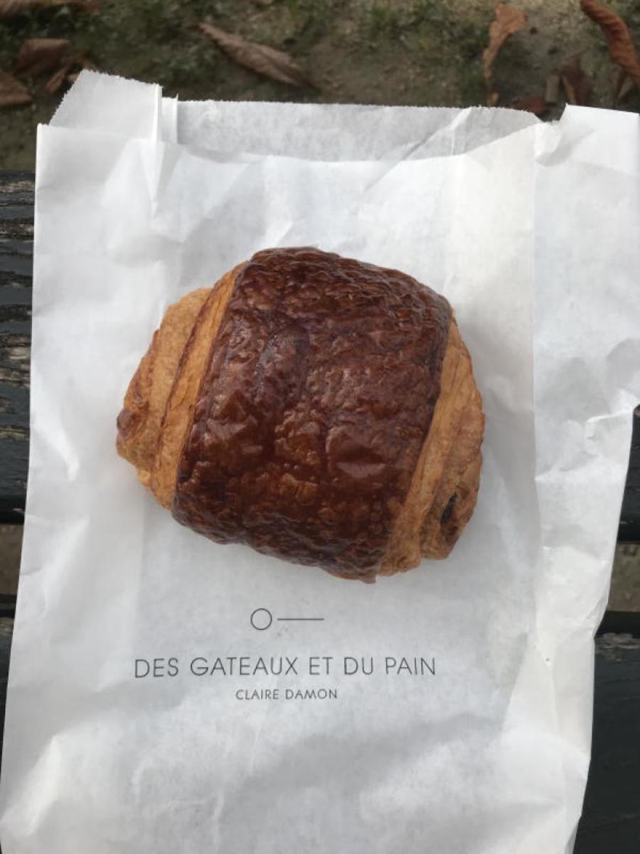 The pain au chocolat at Des Gâteaux et du Pain south of the Seine rates among the best in Paris.