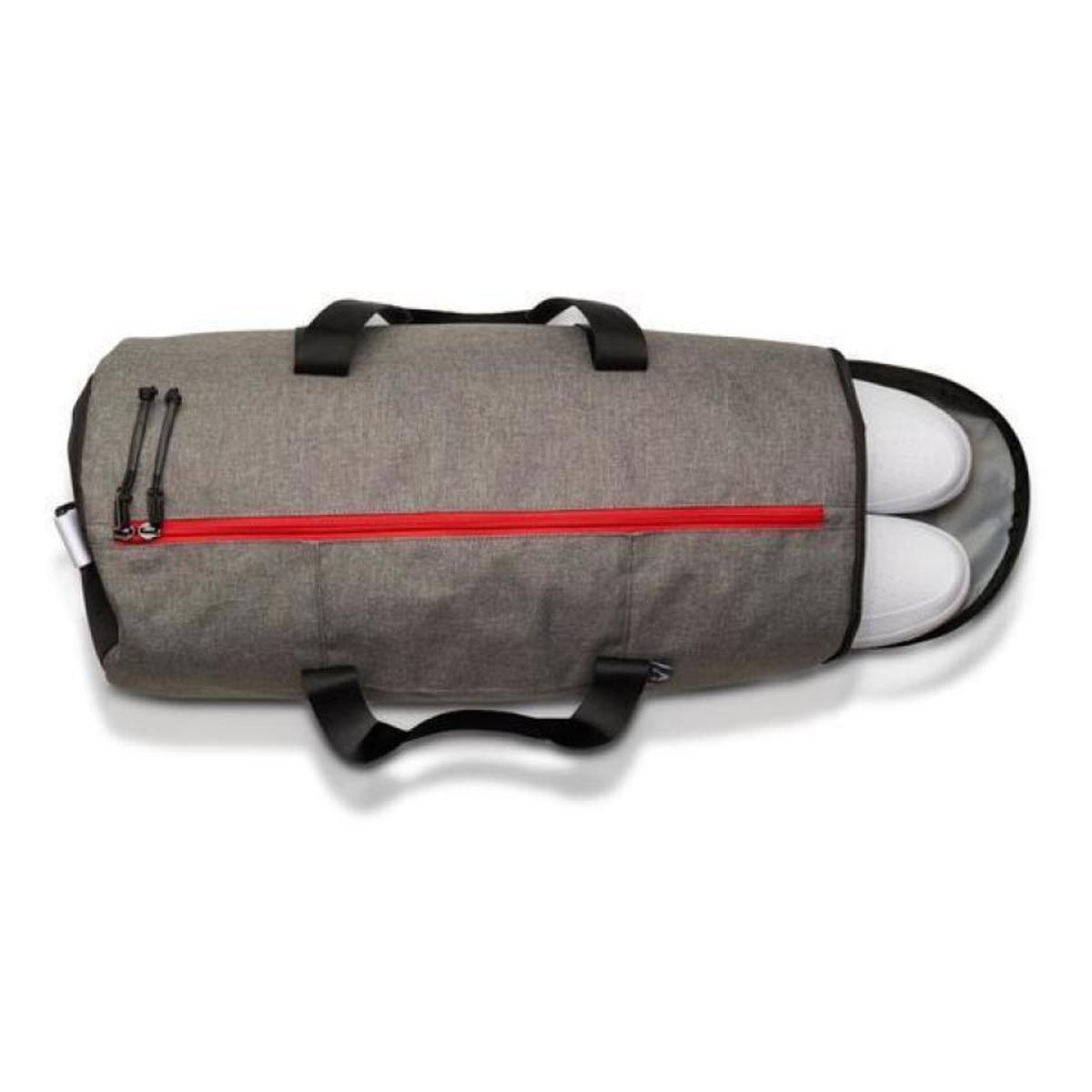 Jones Sports Co.'s Varsity duffle bag in charcoal.