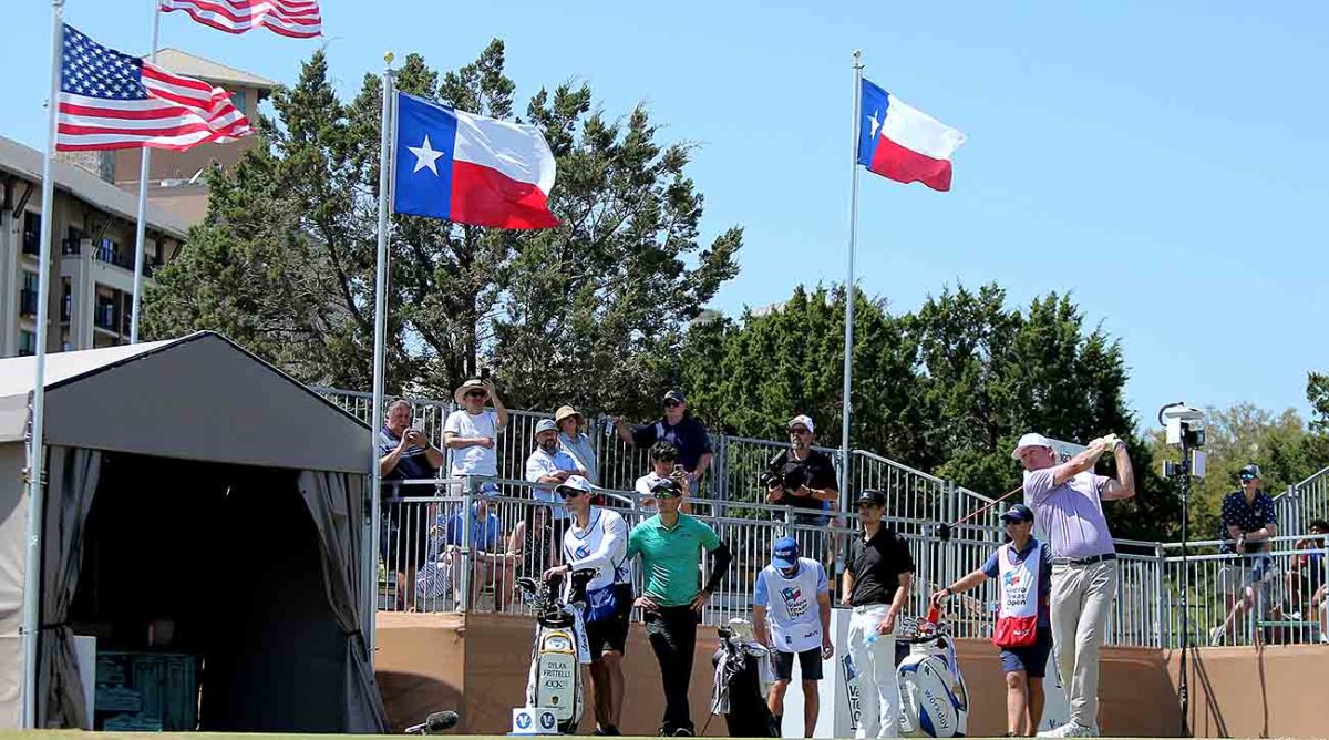 The Valero Texas Open 10th tee is pictured in 2022.