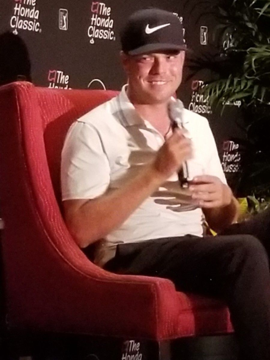 Keith Mitchell basks in his first PGA Tour victory.