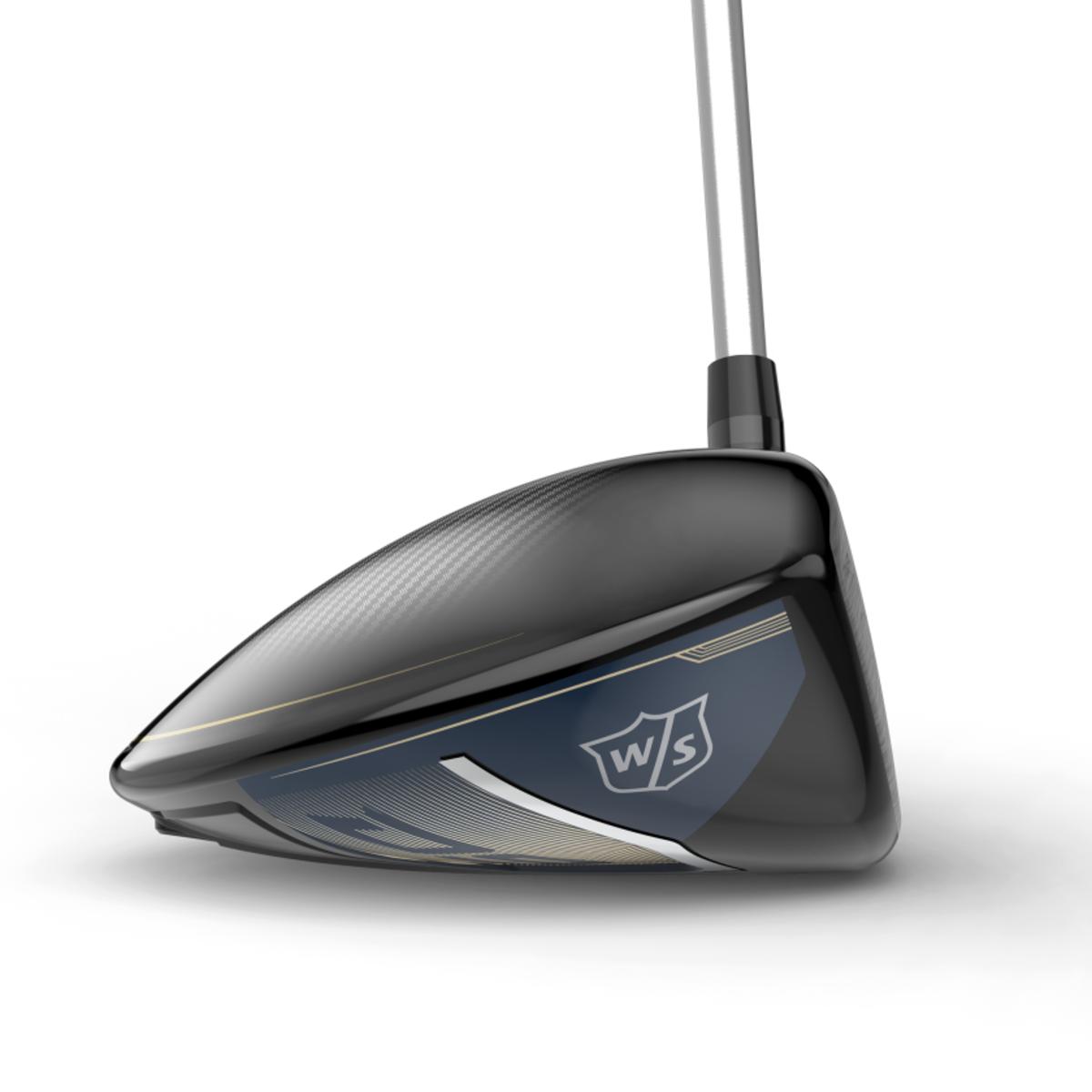 Data points allowed Wilson Golf equipment engineers to identify where most amateur players mishit drives most often. The result is a driver face that provides more forgiveness on drives hit slightly low and toward the heel.