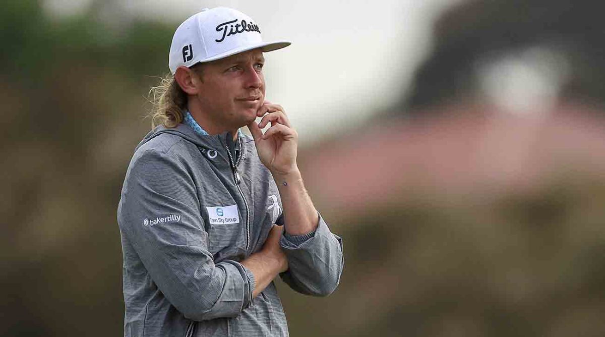 Cam Smith is pictured at the 2022 Australian Open.