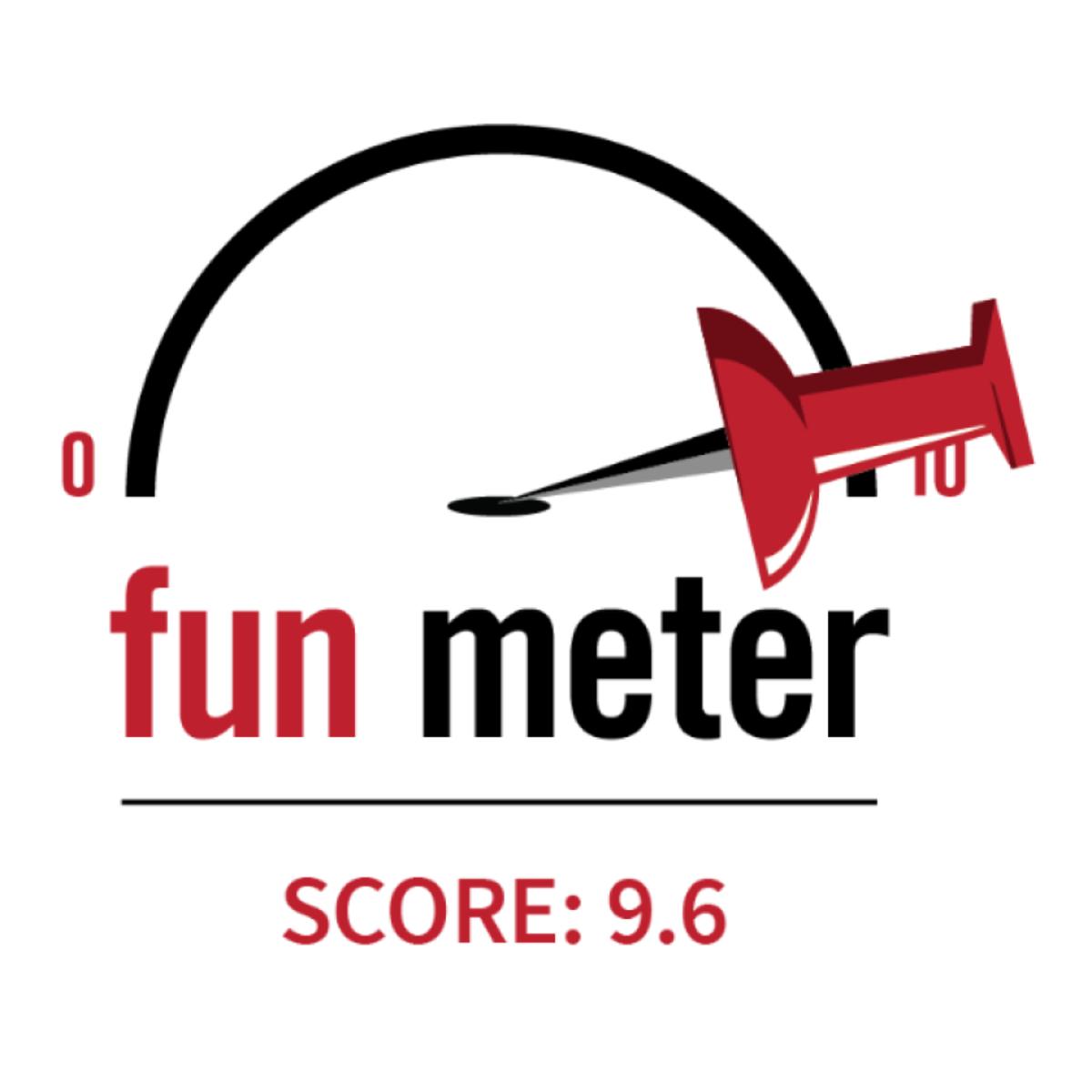 9.6 Fun Meter Score