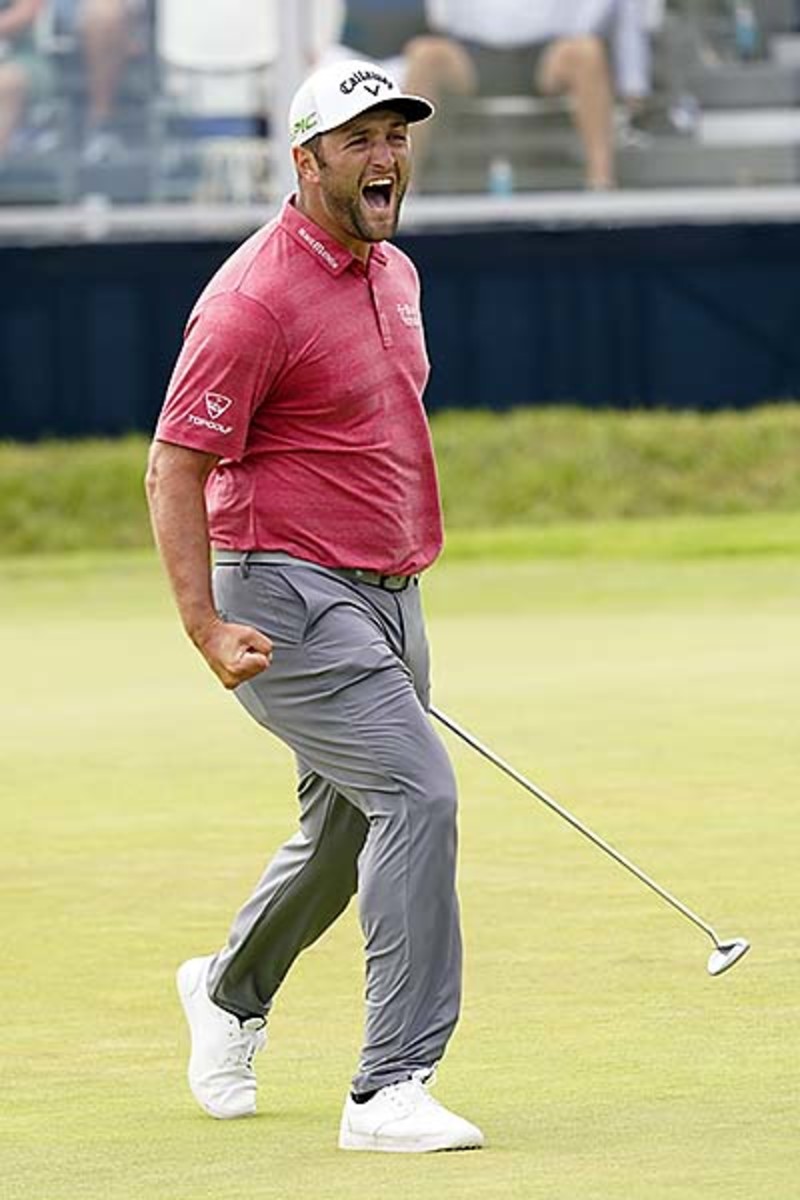 Jon Rahm, Celebration, 2021 US Open