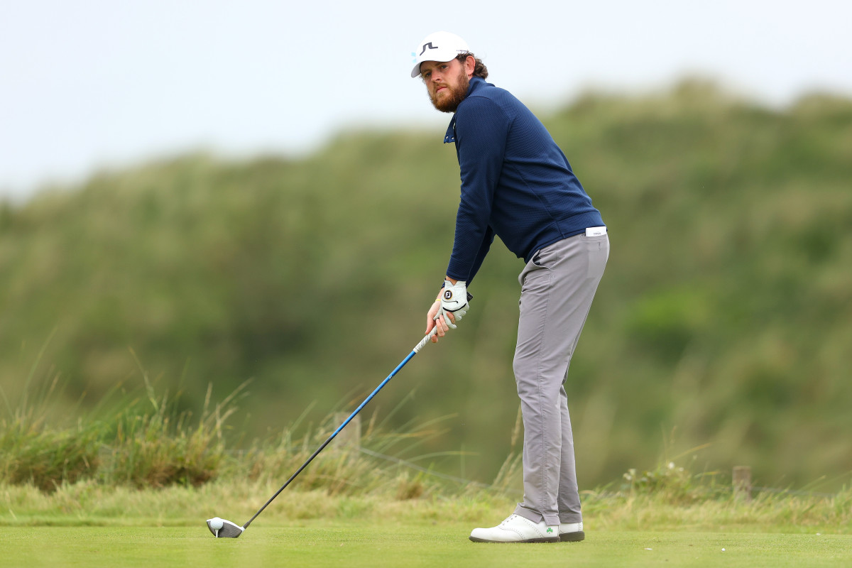 Matthew McClean of Ireland in action during day three of The Amateur Championship at Royal Birkdale.