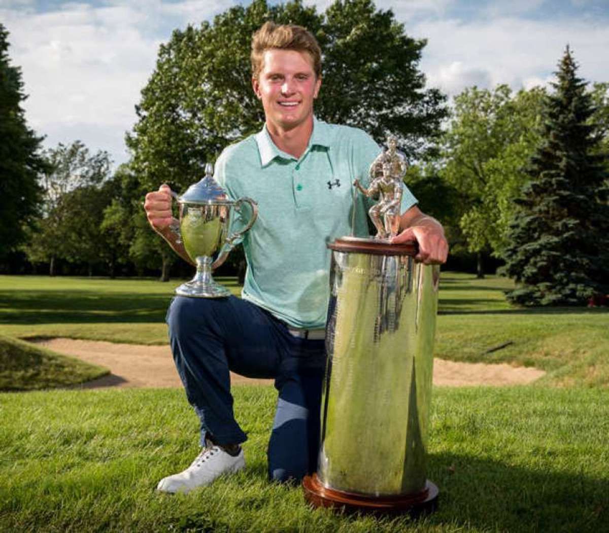 CHARLES CHERNEY/WESTERN GOLF ASSOCIATION William Mouw, 15, of Chino, Calif., who won the recent Western Junior, already has committed to attend Pepperdine.