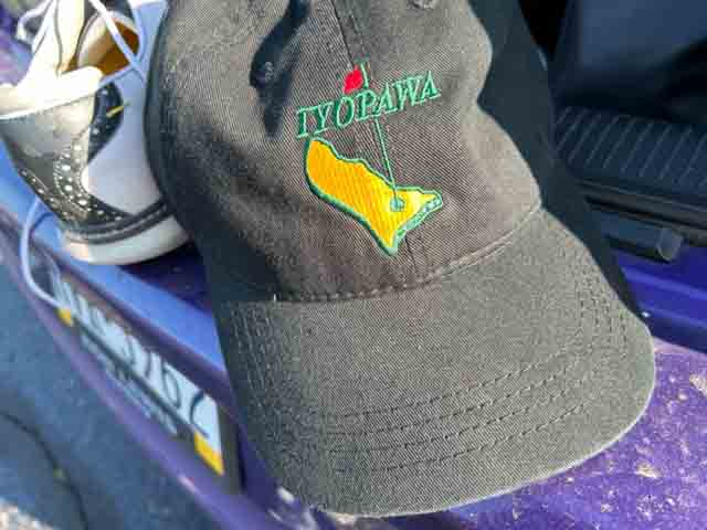 An Iyopawa Island Golf Club hat