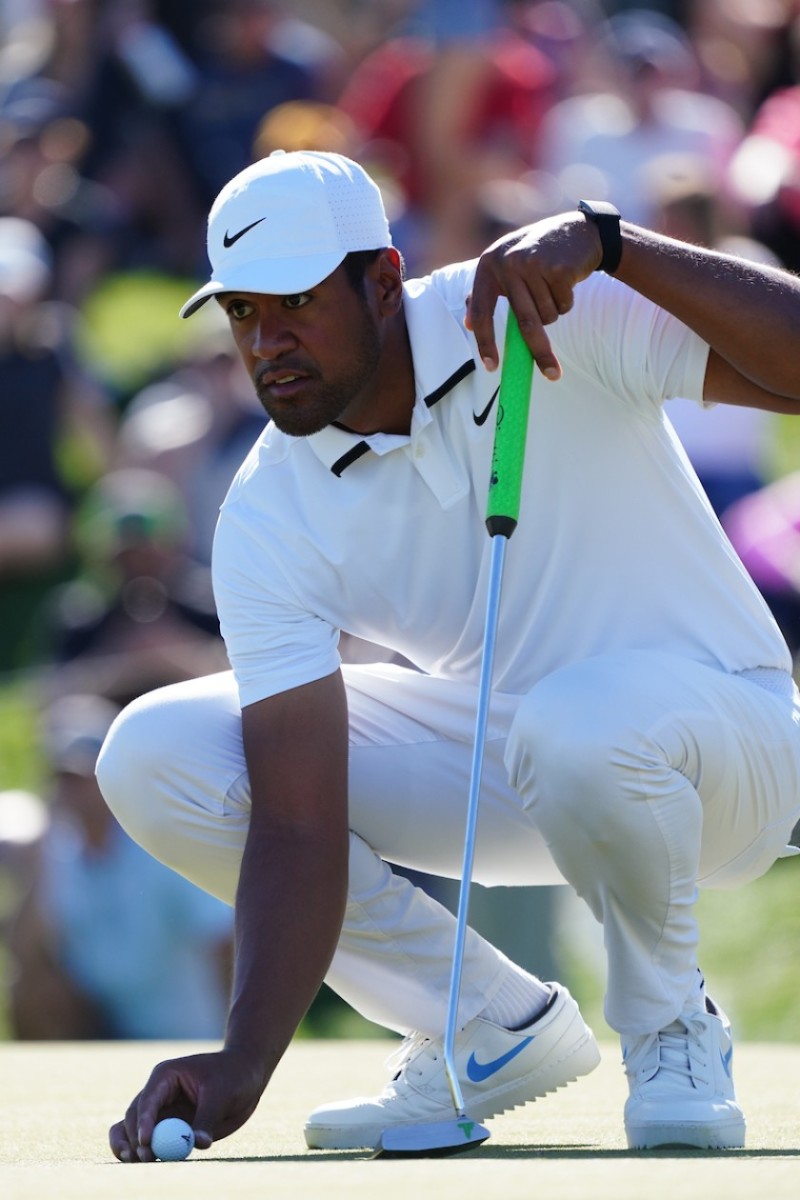Tony Finau fails to protect his lead in the final holes at TPC Scottsdale. 