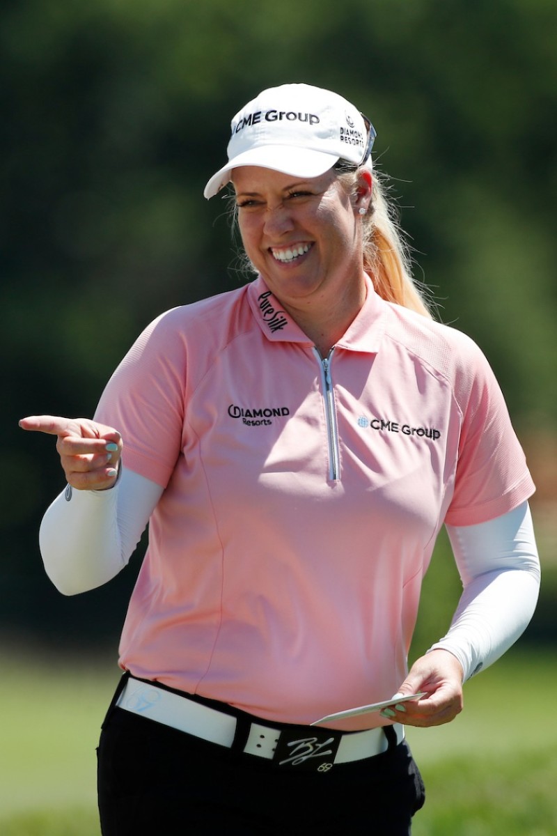 Brittany Lincicome returns to the LPGA this week after having given birth to her first child in July. 