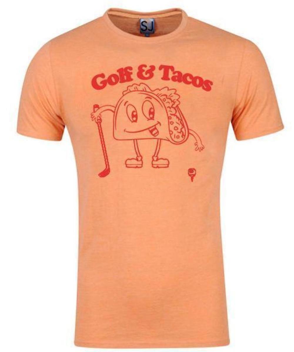 Swing Juice's Golf & Tacos T-shirt.