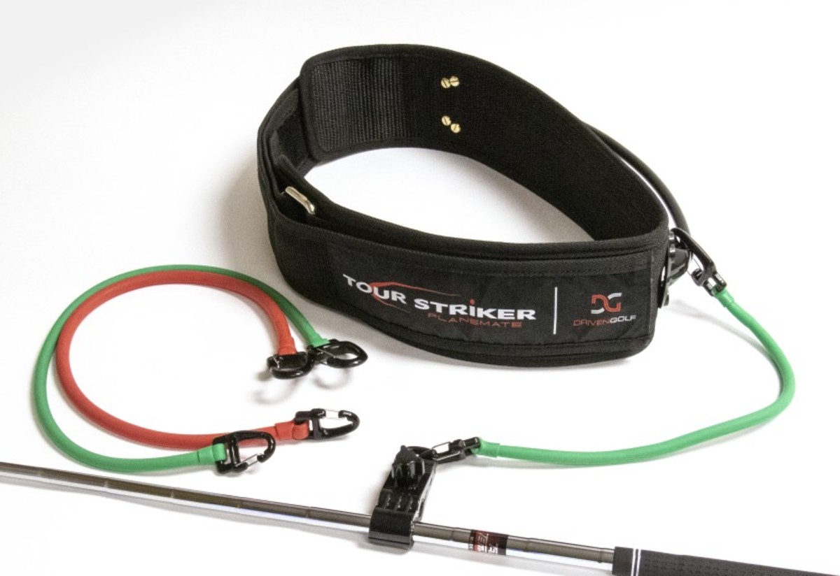 PlaneMate, though the use of a belt and resistance band attached to a club's shaft, allows a golfer to experience how they should feel at different stages of the swing and stay on plane.